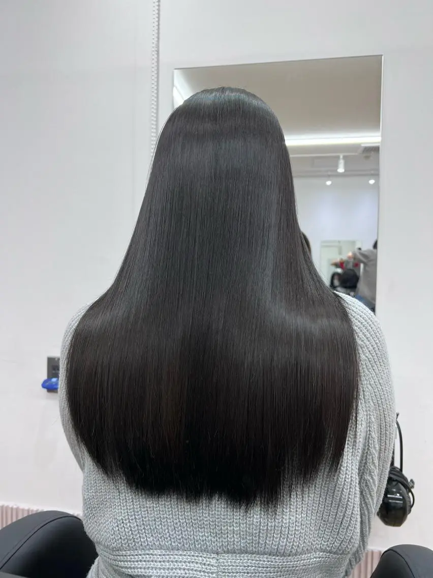 ロング カラー ヘアアレンジ 髪質改善 トリートメント トリートメント ✨カチモリ✨レイヤー 韓国ヘア🇰🇷ゆいのヘアスタイル