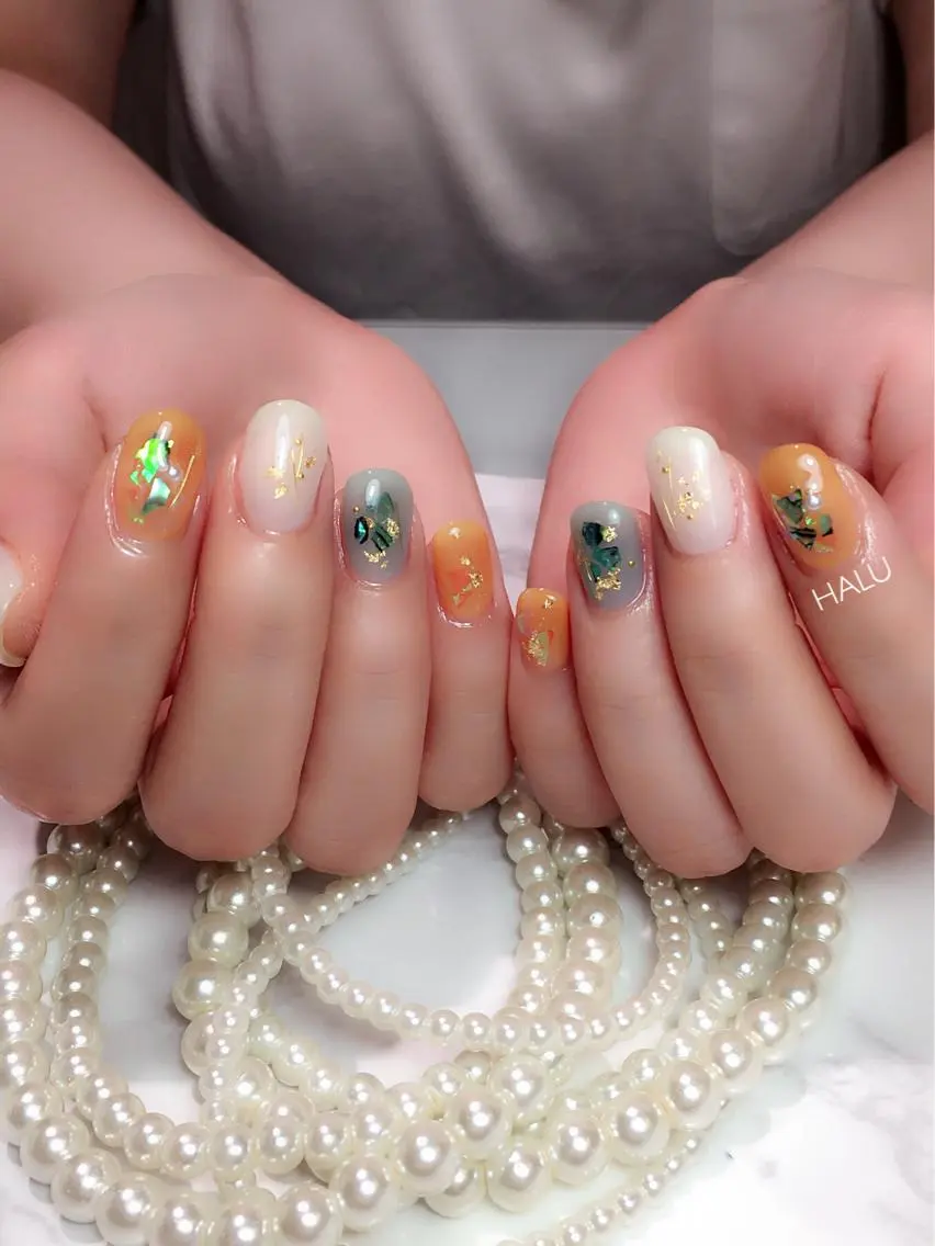 ネイル キラキラネイル HALU ハルのネイルデザイン