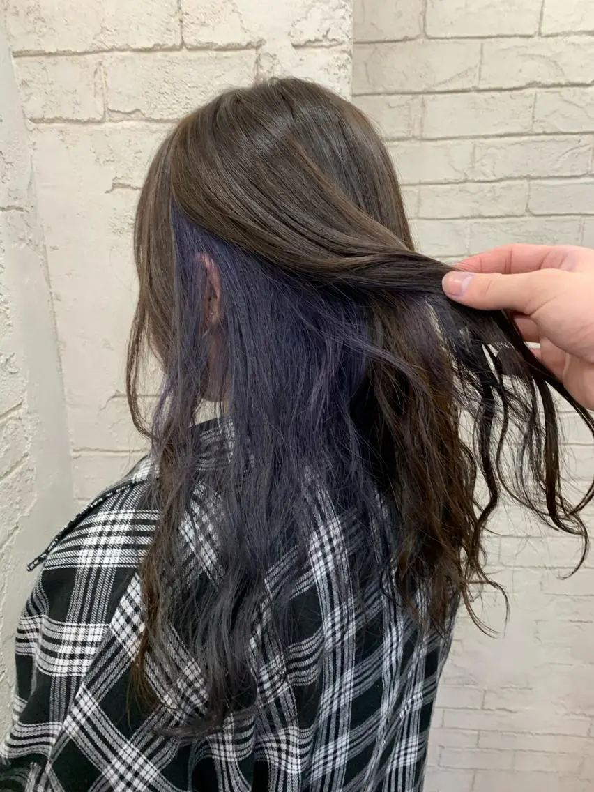 ロング カット ヘアカラー トリートメント 🦄ハイトーンカラー 🦄まるおしょうのヘアスタイル