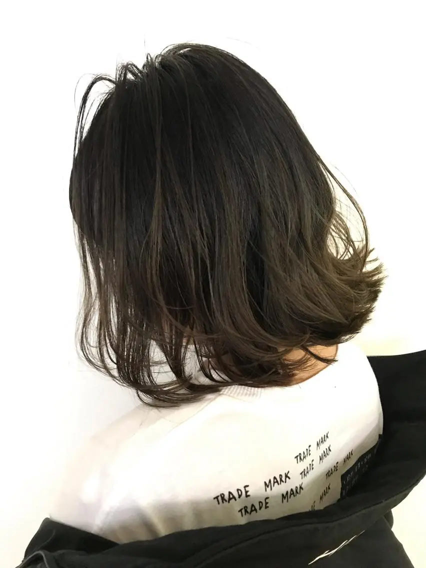 ミディアム 藤中 隆悟のヘアスタイル