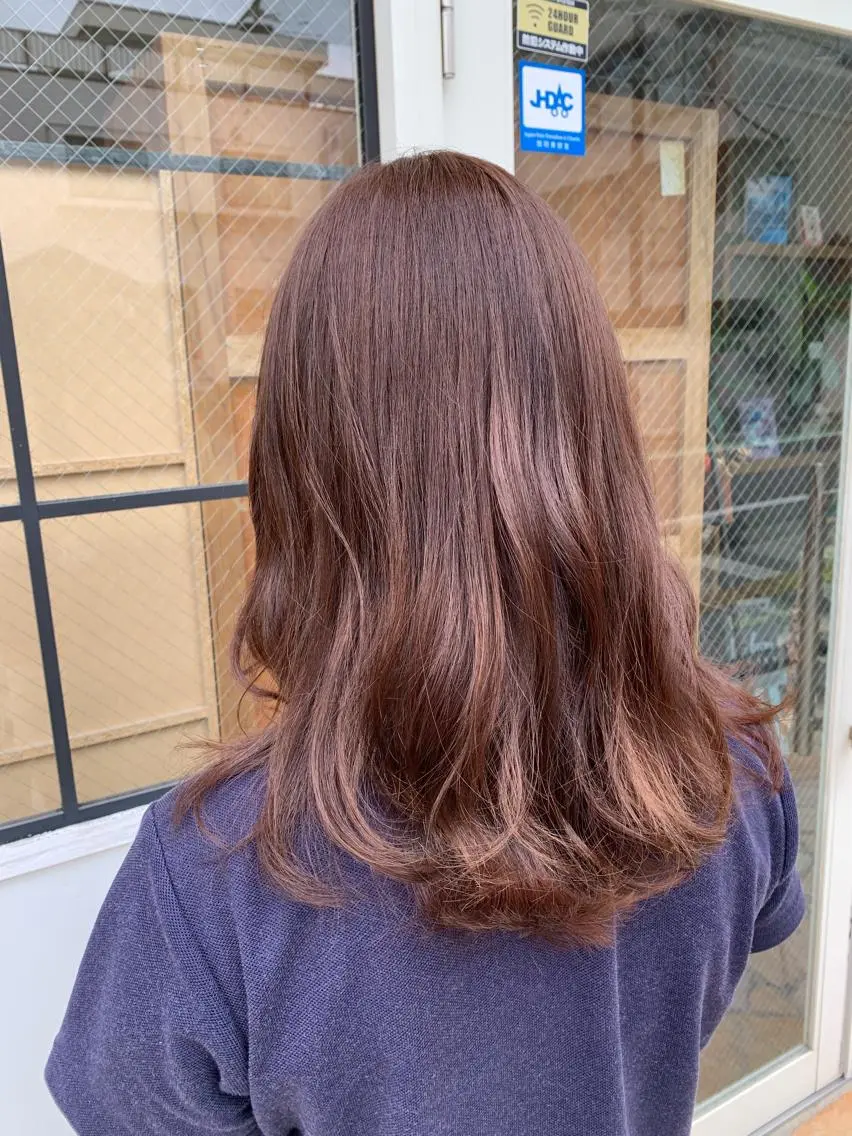 カラー ブラウンカラー 竹前 葉月のヘアスタイル