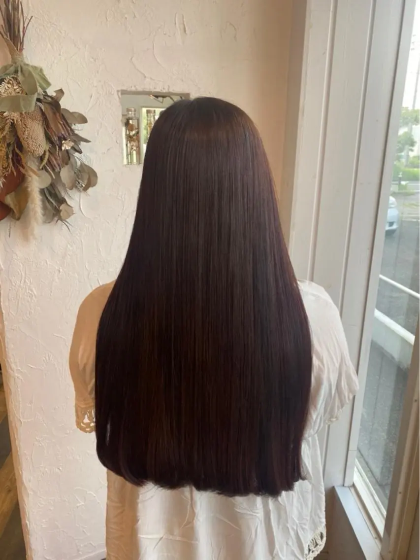 ロング カラー パーマ ヘアアレンジ メンズ キッズ 豊橋美容院 ソンリエのヘアスタイル