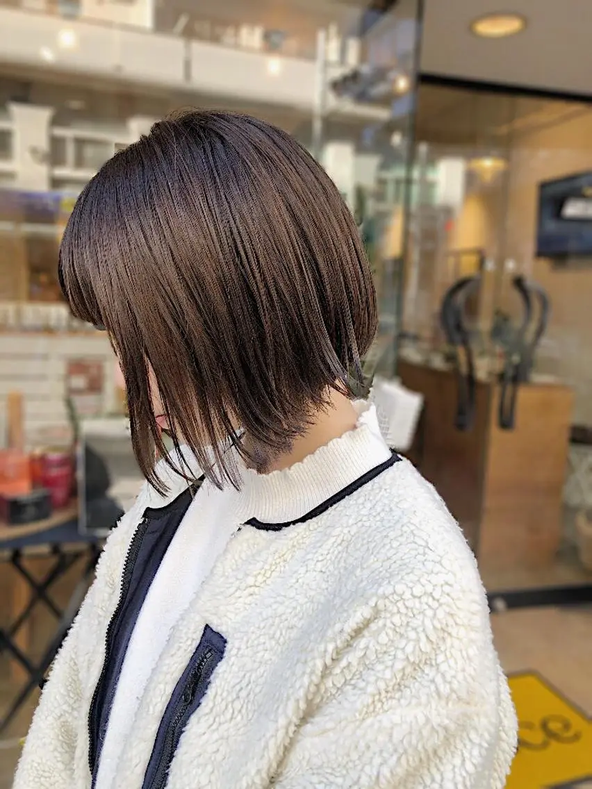 ショート カラー ノグチ ユウキ/ボブのヘアスタイル