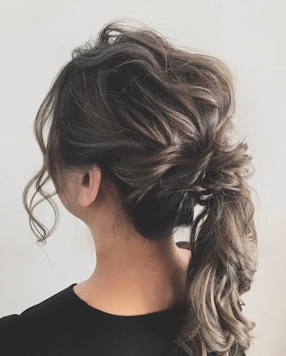 セミロング カラー ヘアアレンジ ハイライトカラー ハイライト mayo 🐄🌈のヘアスタイル