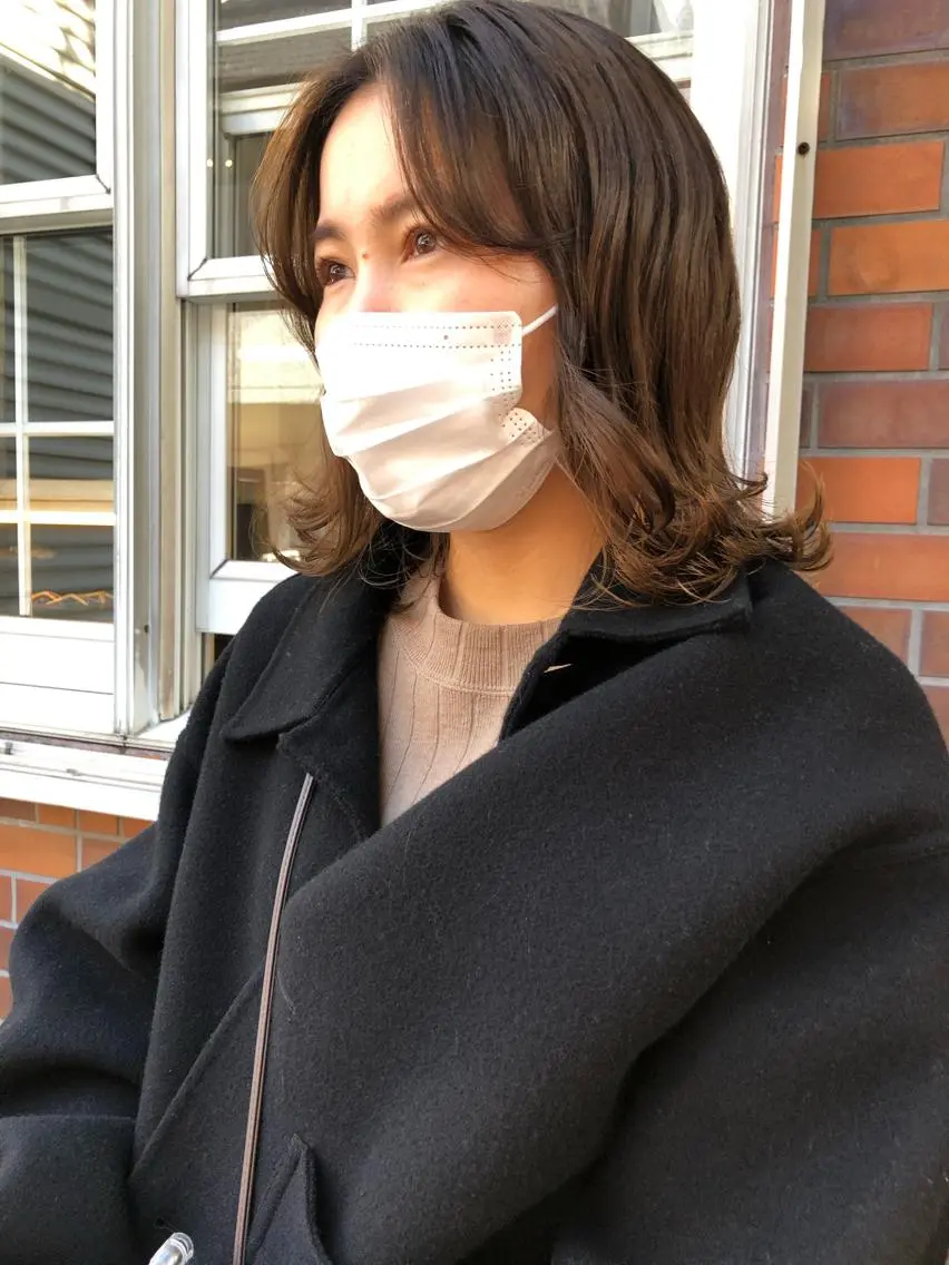 ミディアム eri kinjoのヘアスタイル