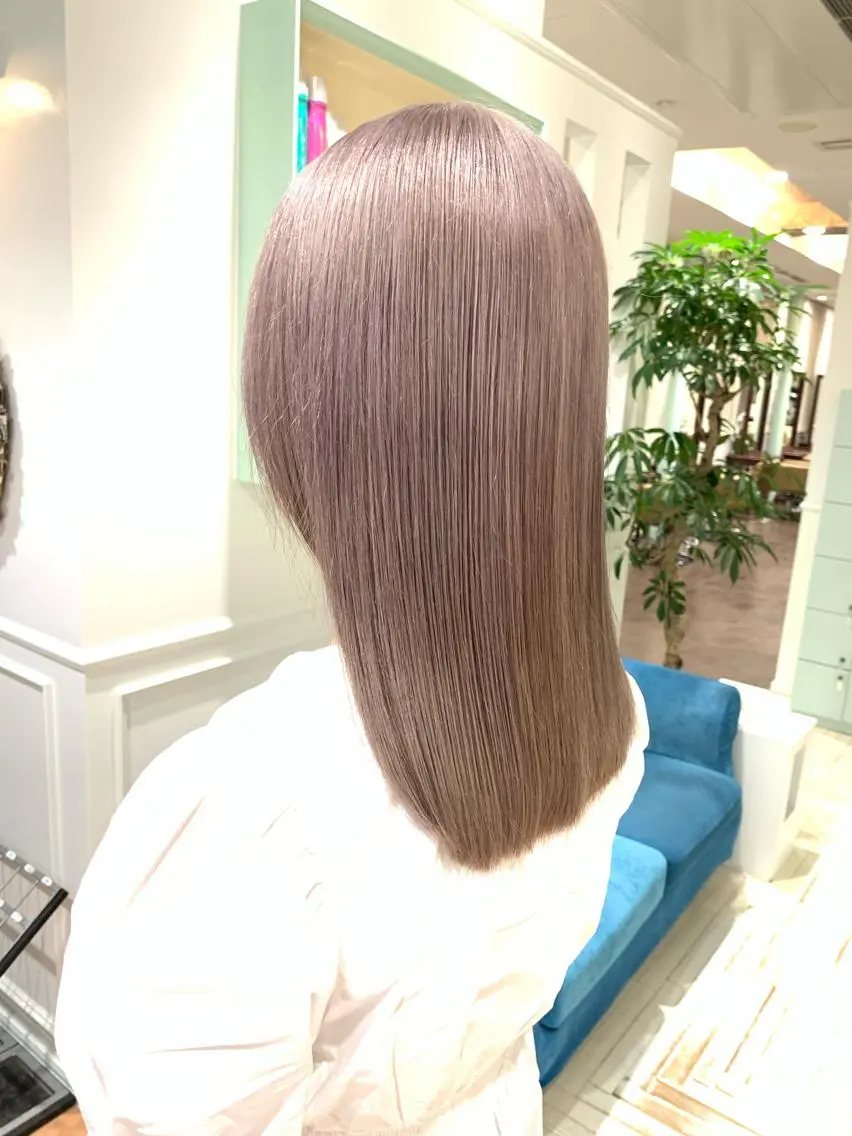 セミロング カラー ヘアアレンジ ヘアカラー トリートメント ヘアセット 🌈インナーカラー ‘ショウマ’🌈のヘアスタイル