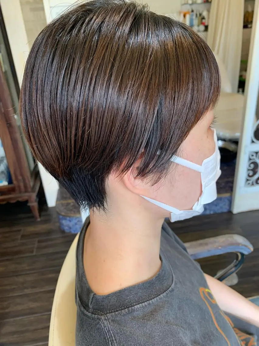 ショート カット トリートメント ヘッドスパ ヘアセット 🌸スタイリスト 山浦美恵のヘアスタイル