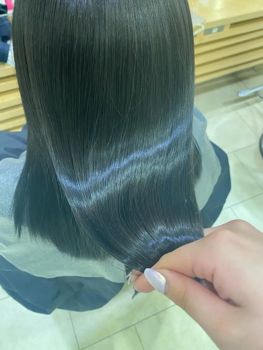 ロング カラー ヘアアレンジ TSUNA 🌙 Lim 五反田のマツエク・マツパデザイン