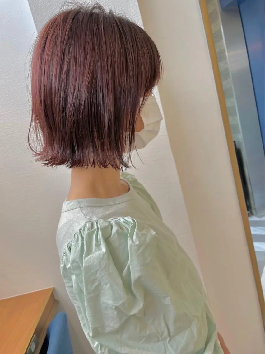 ミディアム 顔周り🇰🇷ロンド レイヤー✨カジワラのヘアスタイル