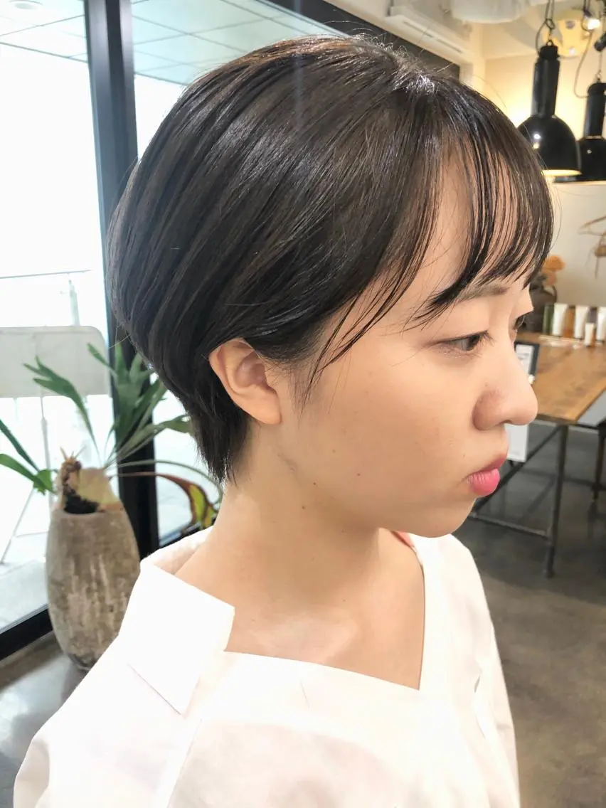 ショート カラー イルミナカラー ショートヘア カット ヘアカラー 千葉 郁也のヘアスタイル