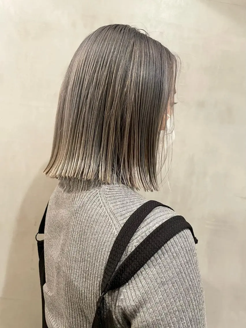 ミディアム カラー カット ヘアカラー トリートメント 優作 〜圧倒的信頼〜のヘアスタイル