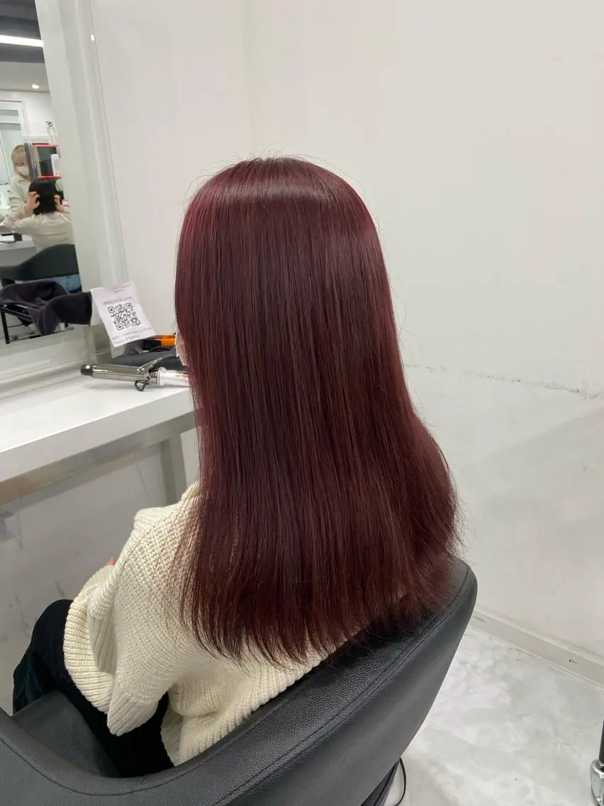 セミロング カラー ヘアアレンジ ブリーチなしトレンド SHUSAKUのヘアスタイル