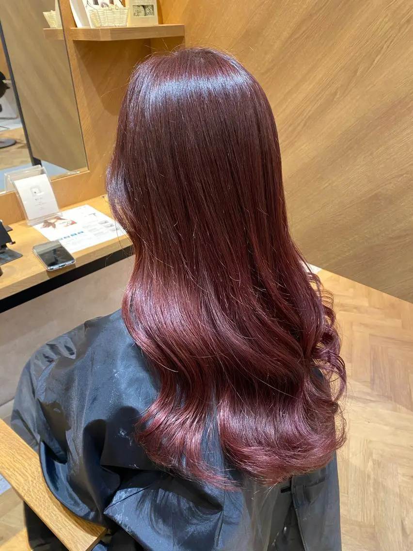 ロング カラー ブリーチ ブラウンカラー ラベンダーカラー ブリーチなしカラー ピンクカラー Erina レイヤー/似合わせ♡のヘアスタイル