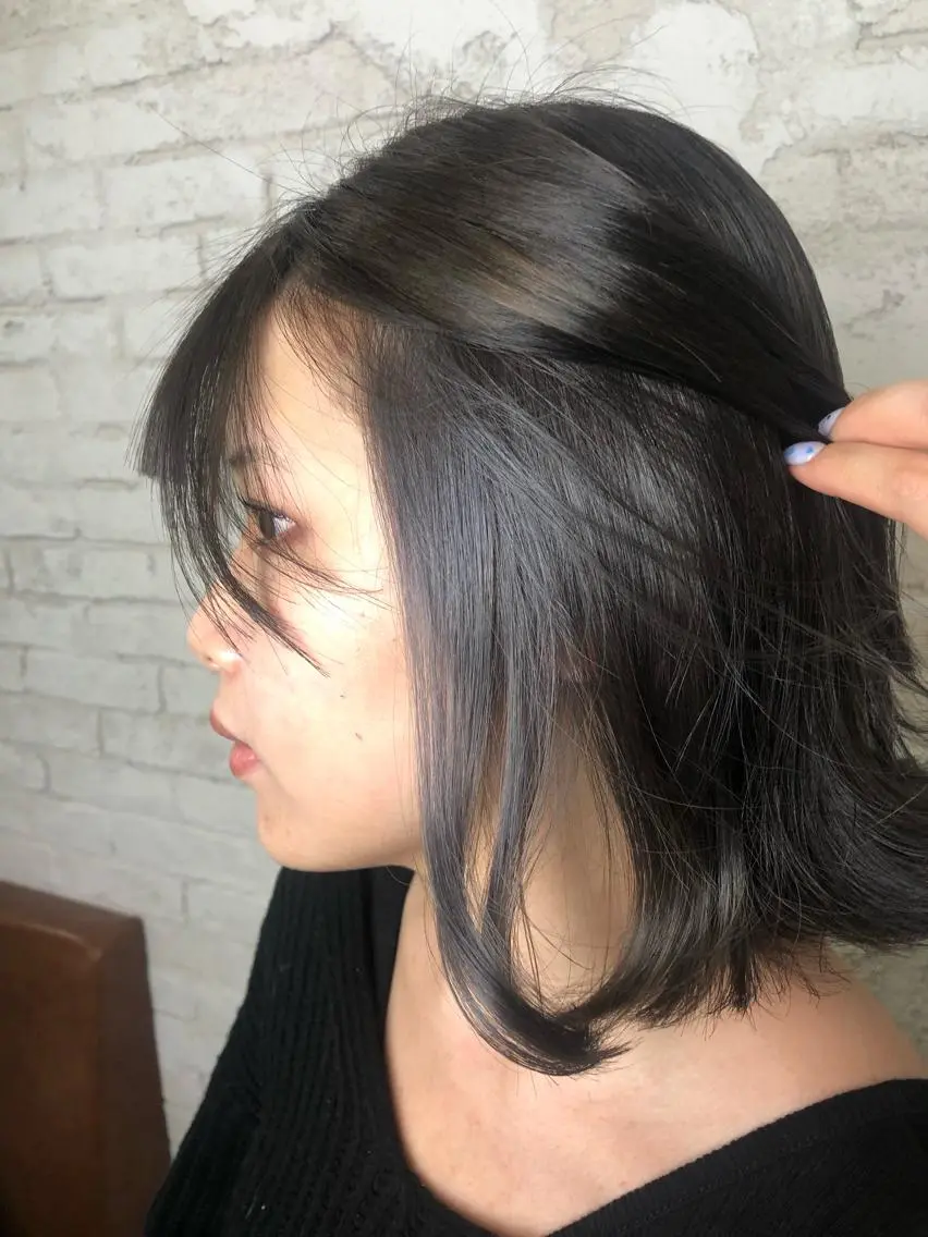 ミディアム カラー カット ヘアカラー トリートメント ヘッドスパ ヘアセット ️韓国ヘア/レイヤー カット❤️Yūkaのヘアスタイル