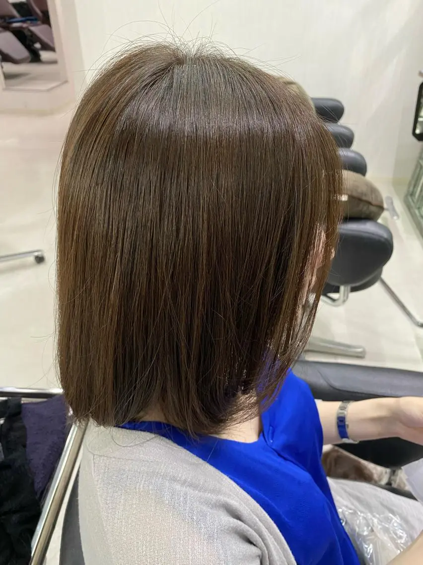 ミディアム カラー特化 横川　翔希のヘアスタイル