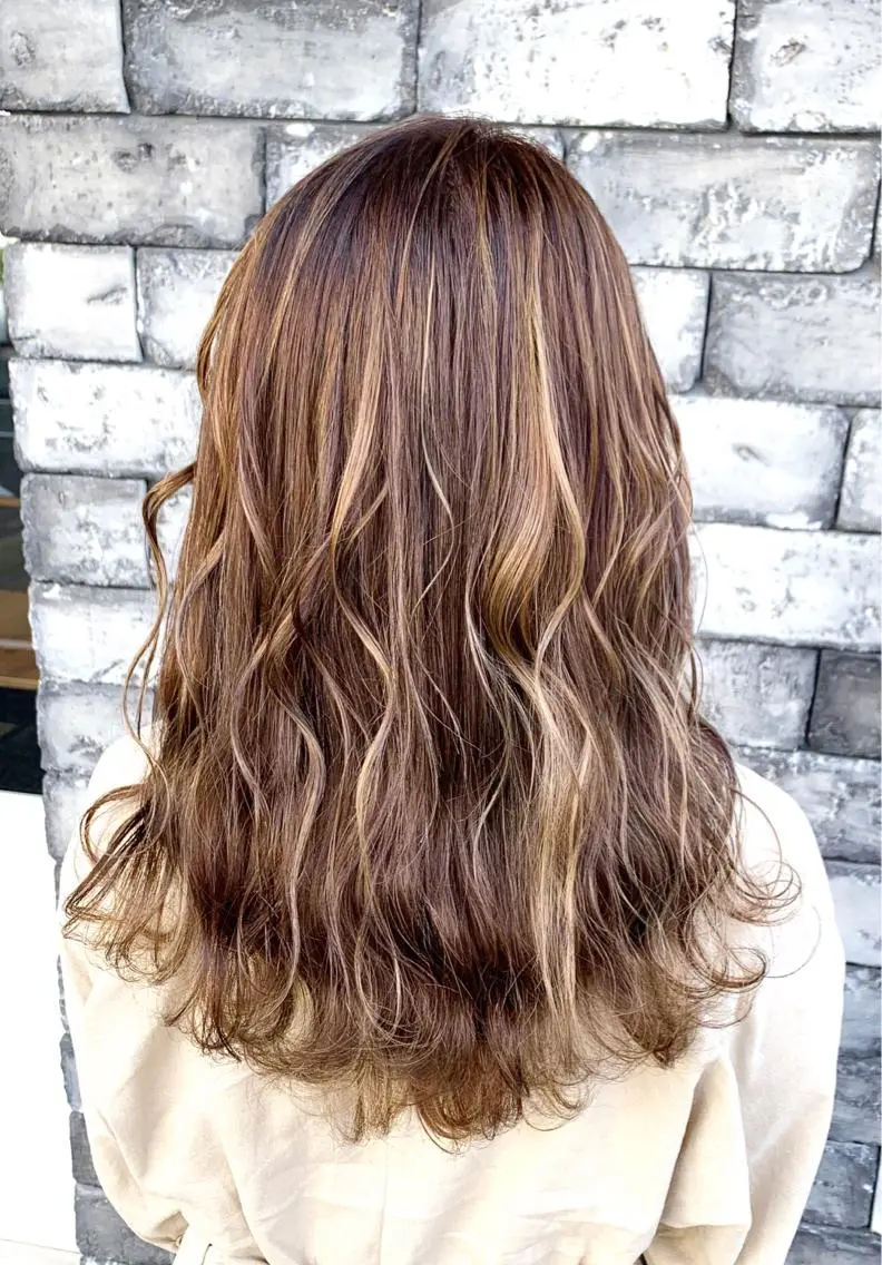 セミロング 3Dハイライト ハイライト ❤️千葉県代表❤️ 店長❤️柿本翔一朗のヘアスタイル