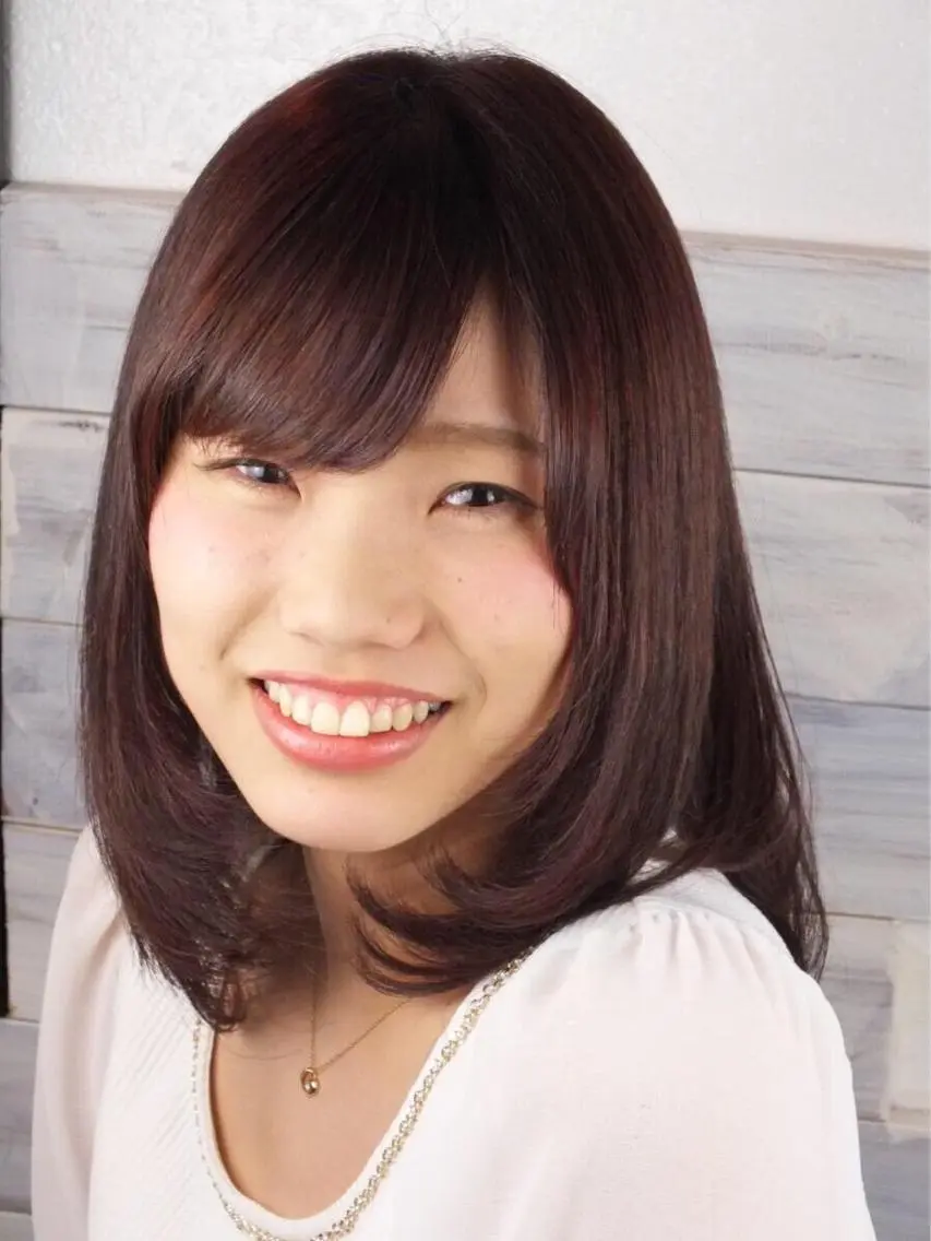 セミロング カラー 櫛引 健太のヘアスタイル