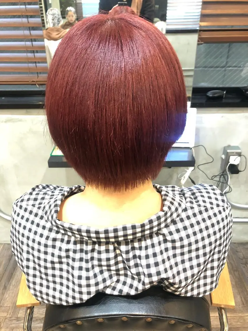 ショート カラー ブリーチ ピンクカラー ヘアカラー 🔥ハイトーン🔥 🌈柴田尚貴🌈のヘアスタイル