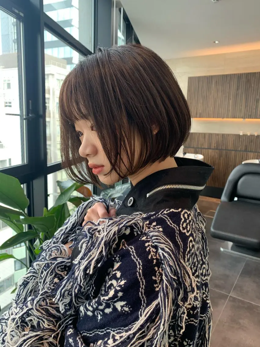 ショート カラー カット ヘアカラー トリートメント 🉐レイヤー/塩見 弘樹🉐渋谷のヘアスタイル