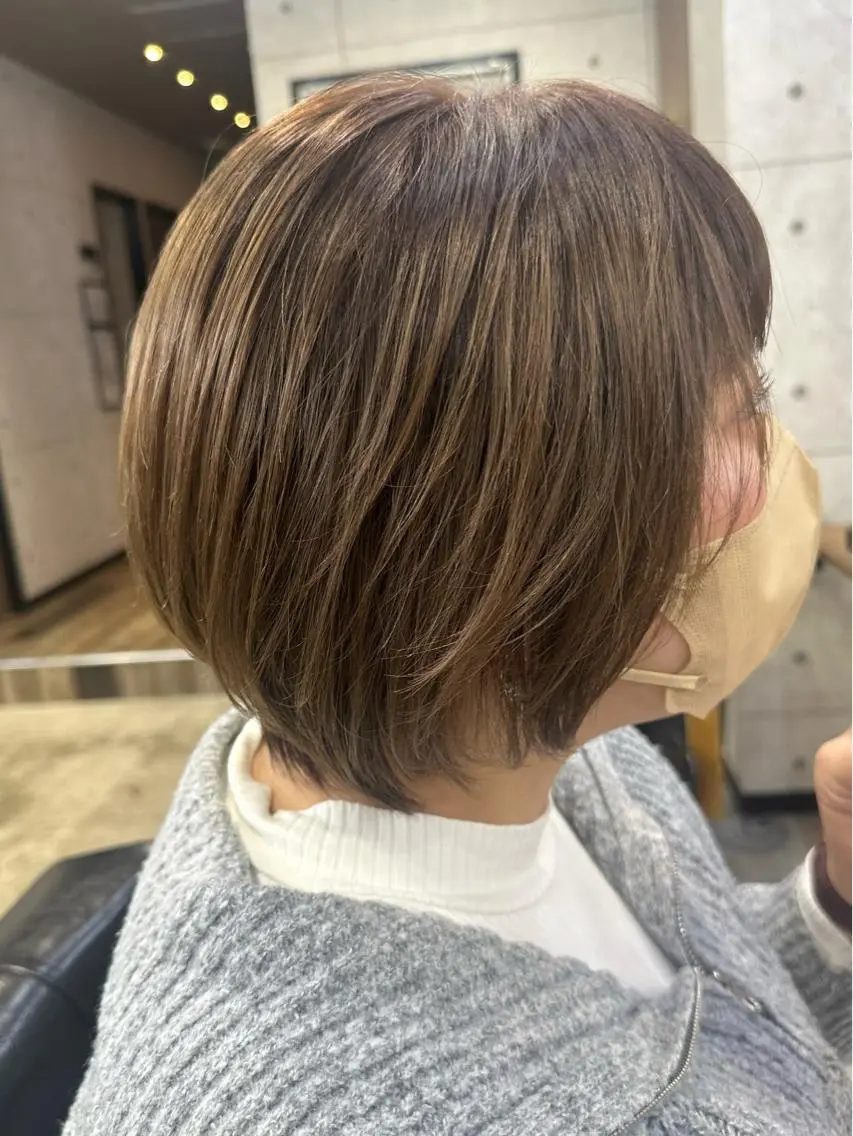 ショート カラー ショートボブ ボブ ショートヘア 遠藤沙也加 /レイヤーカットのヘアスタイル