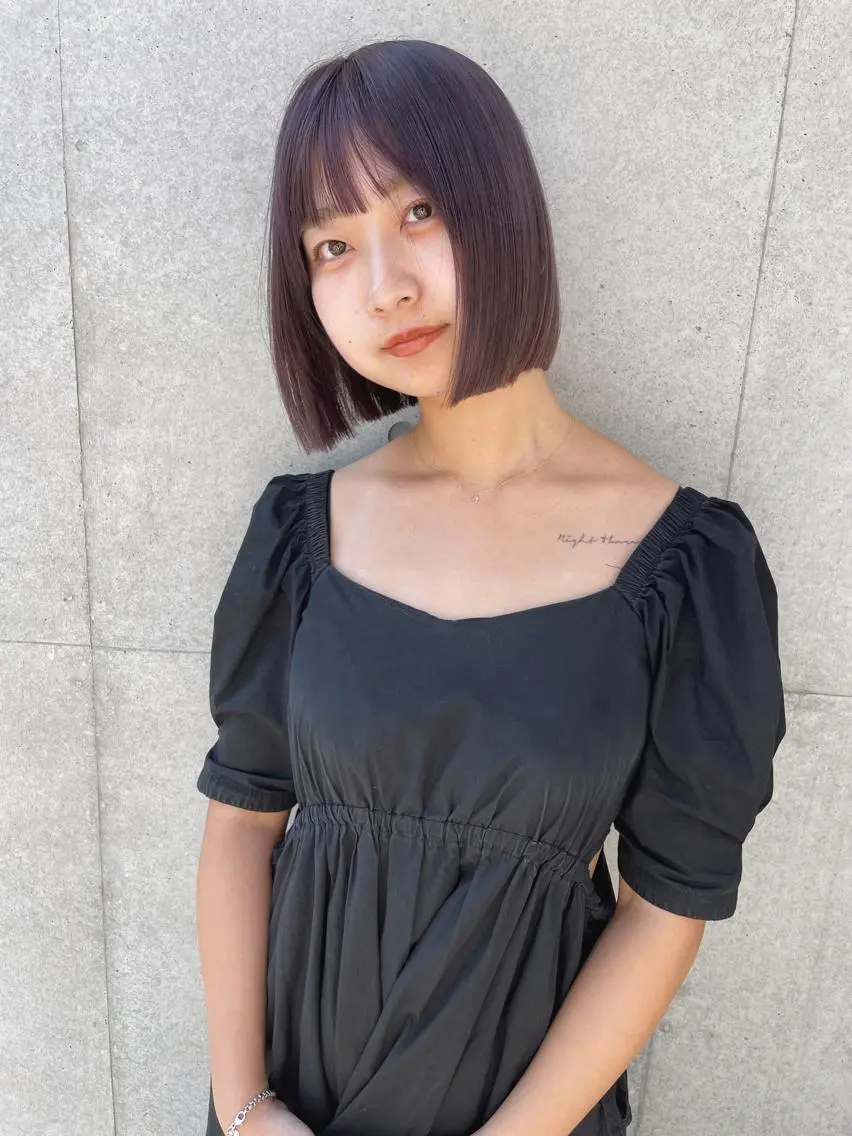ショート カラー ボブ カット ヘアカラー トリートメント センスをお届けします 大谷将生infpのヘアスタイル