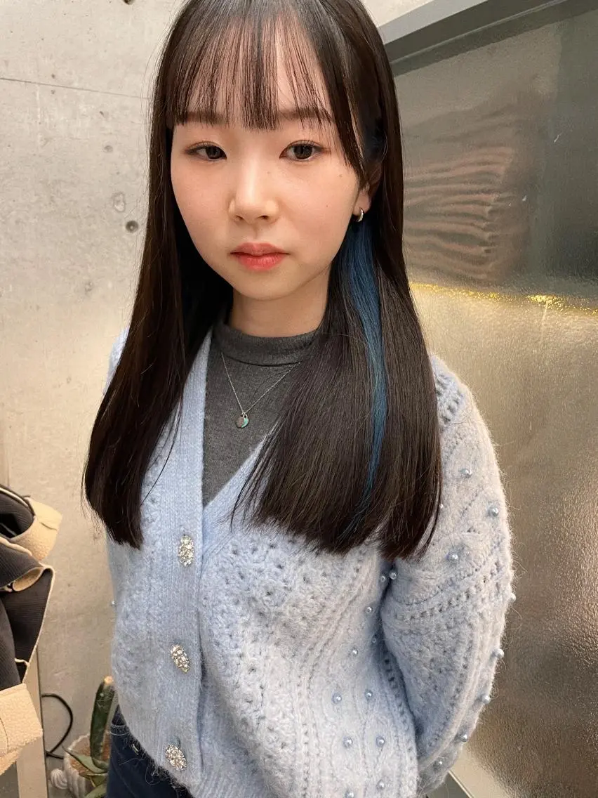 ミディアム カラー インナーカラー カット ヘアカラー トリートメント センスをお届けします 大谷将生infpのヘアスタイル