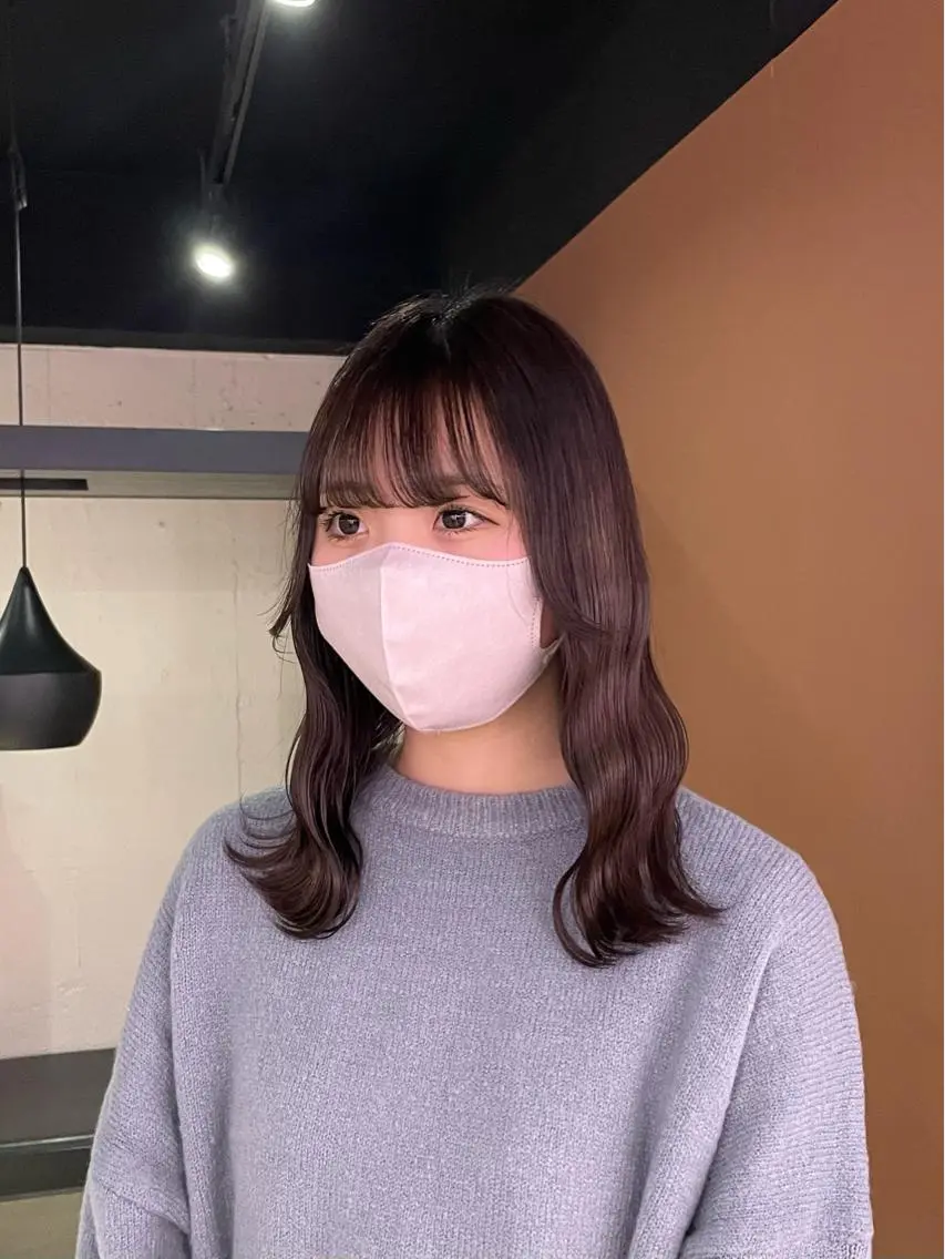 ミディアム たかはし はるかのヘアスタイル