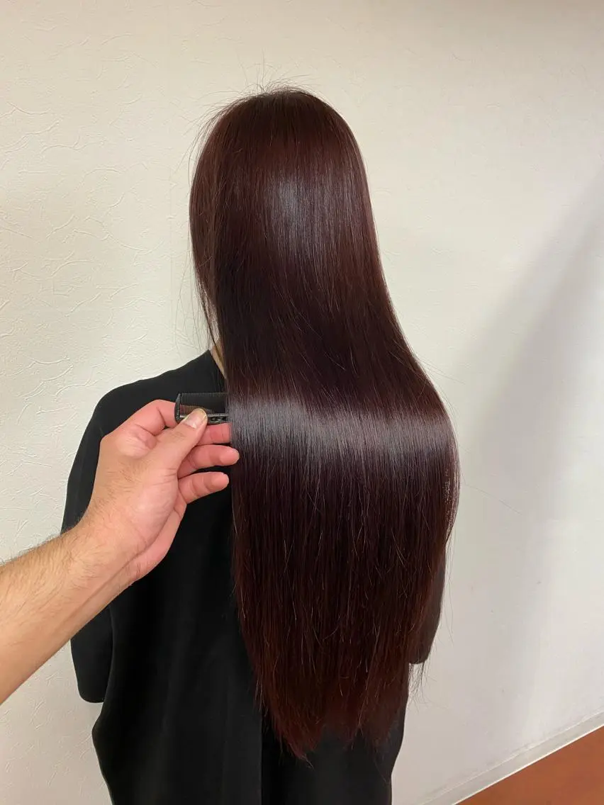 ロング カラー トリートメント 森 健人のヘアスタイル
