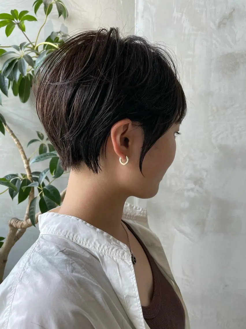 ショート カラー カット ヘアカラー トリートメント 🉐レイヤー/塩見 弘樹🉐渋谷のヘアスタイル