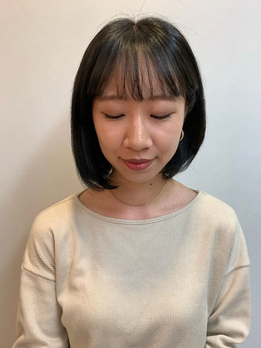 ミディアム 高橋 沙希のヘアスタイル
