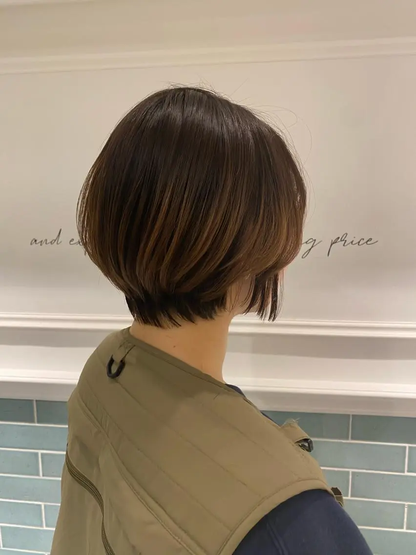 ショート 髪質改善レイヤー/ ボブたんの翔太のヘアスタイル