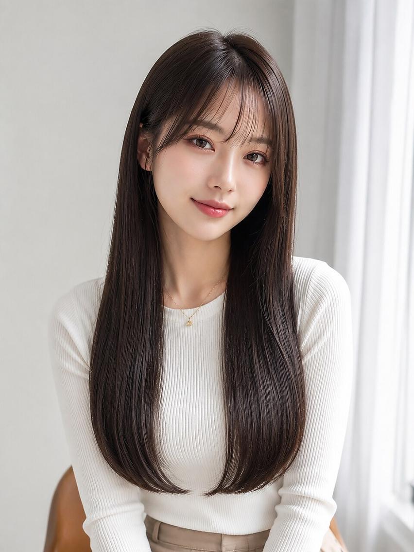 ロング カット トリートメント 🌈髪質改善🌈 過去の1艶サラ体験✨のヘアスタイル