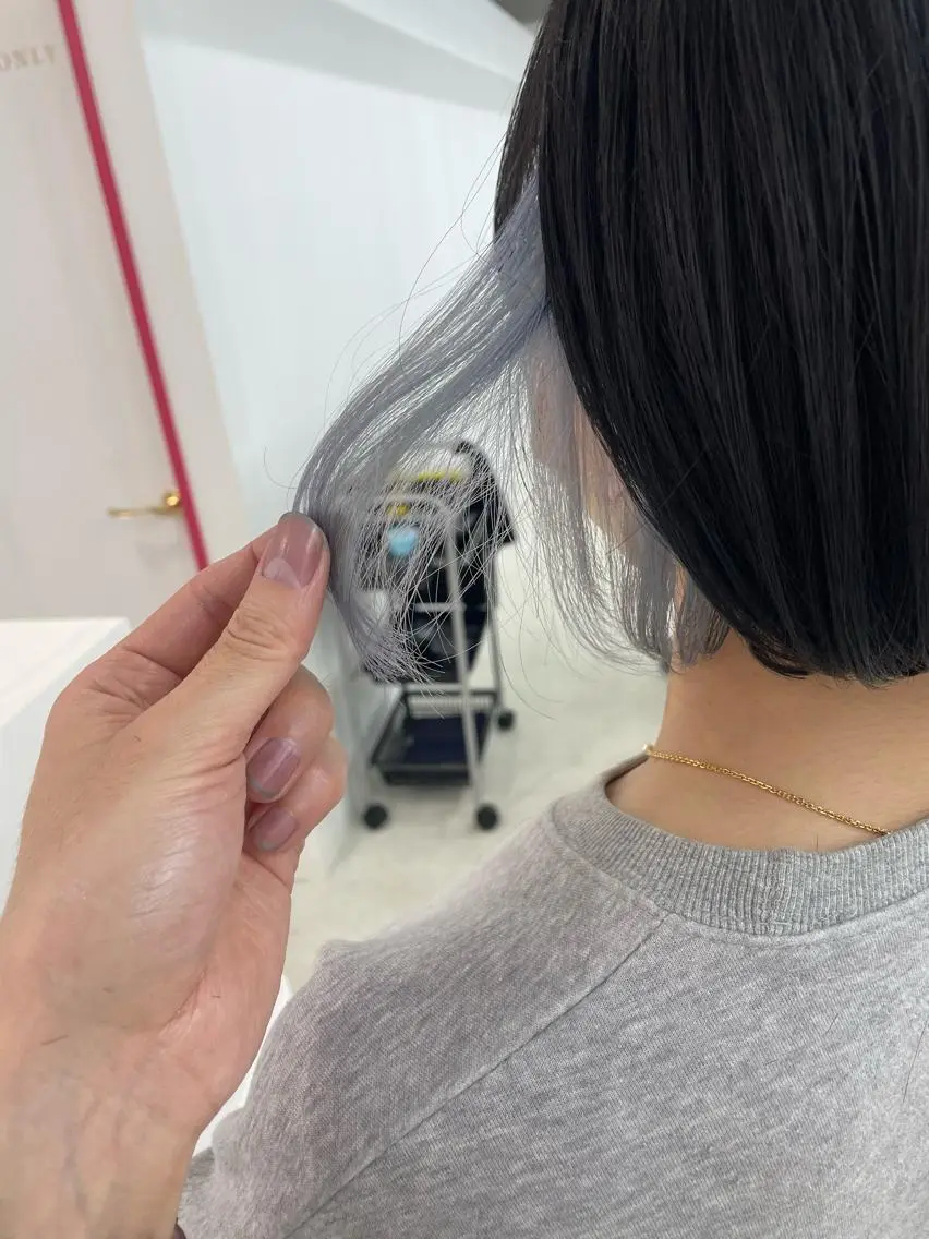 ショート カラー カット ヘアカラー 冨木 雄斗のヘアスタイル