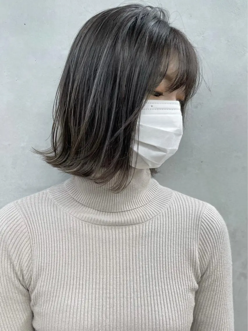 カラー Rico / bob/グレージュのヘアスタイル