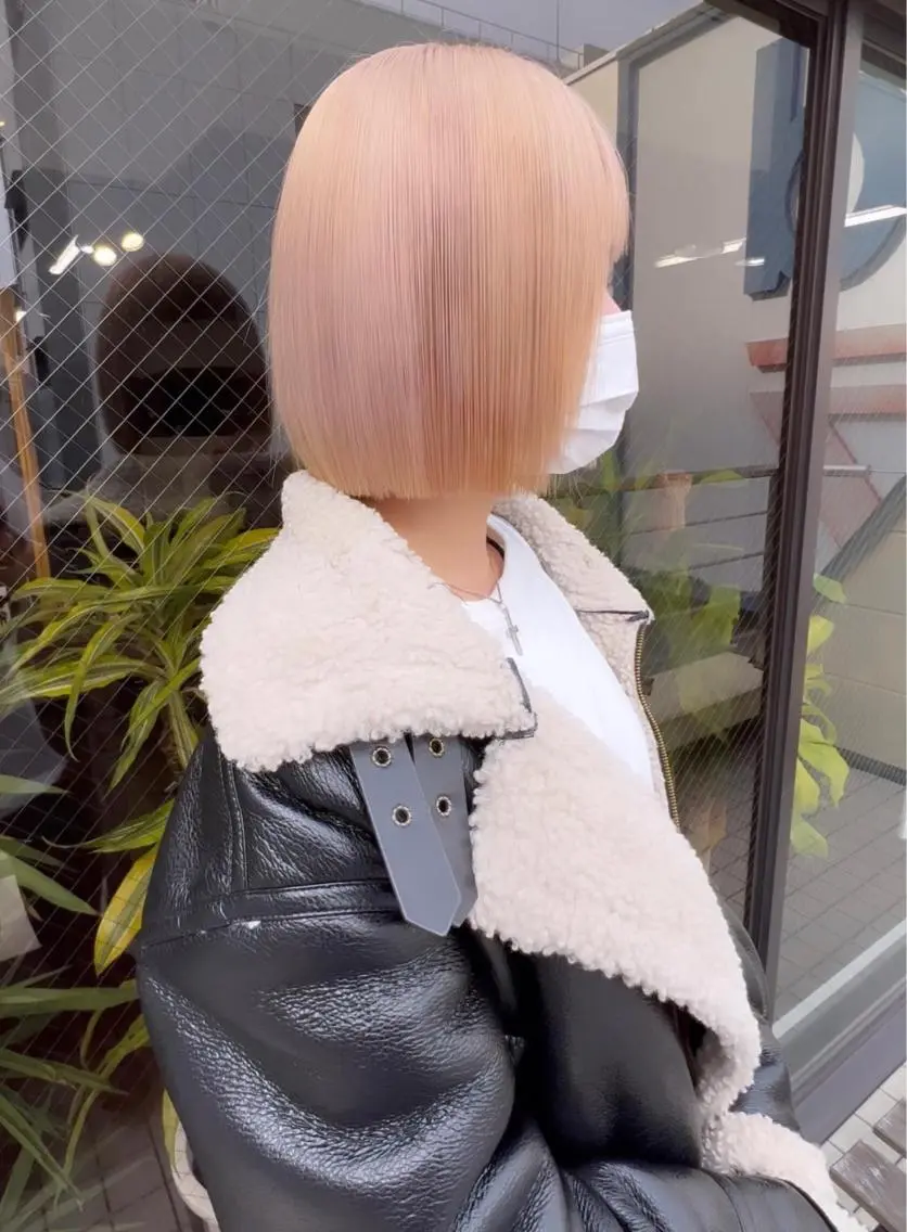 ショート カラー ヘアアレンジ ブリーチ ケアブリーチ ダブルカラー ハイトーンカラー イルミナカラー 🧡色落ちまで2度 楽しめる🧡ヨシキのヘアスタイル