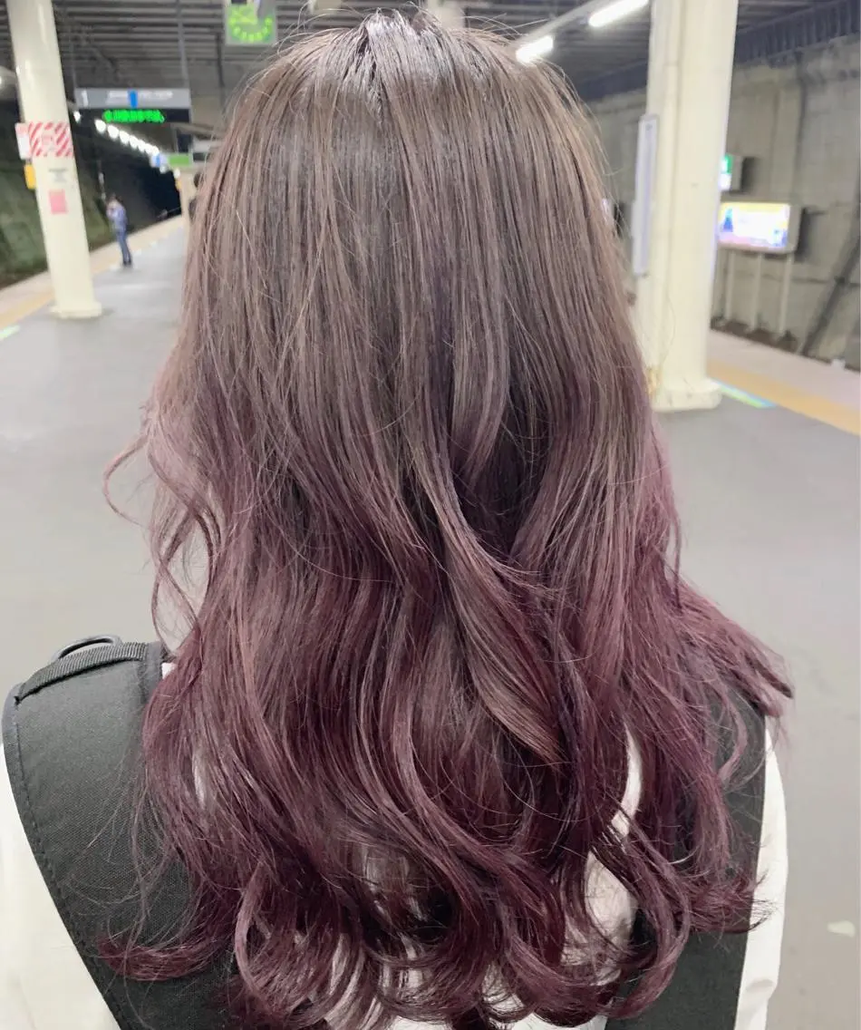 ロング カラー HAREru. モデル募集【戸塚】のヘアスタイル