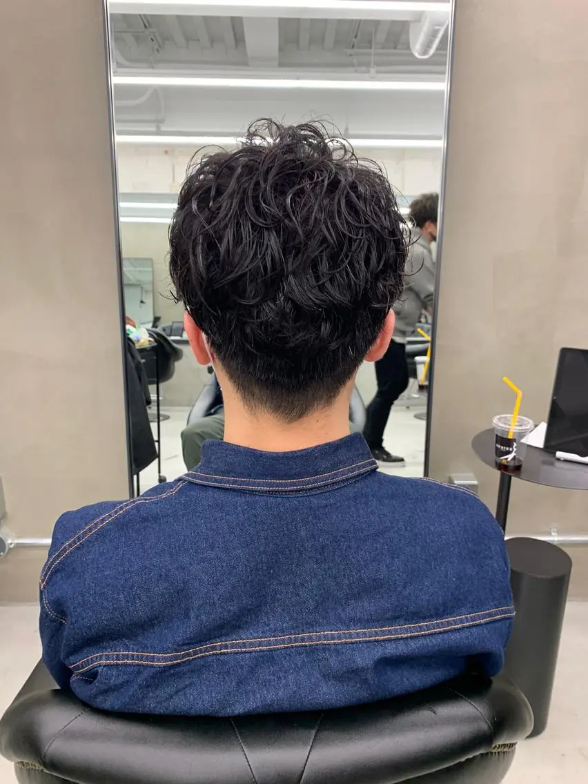 ショート パーマ メンズ カット パーマ kimika🥑 メンズ/髪質改善のその他イメージ