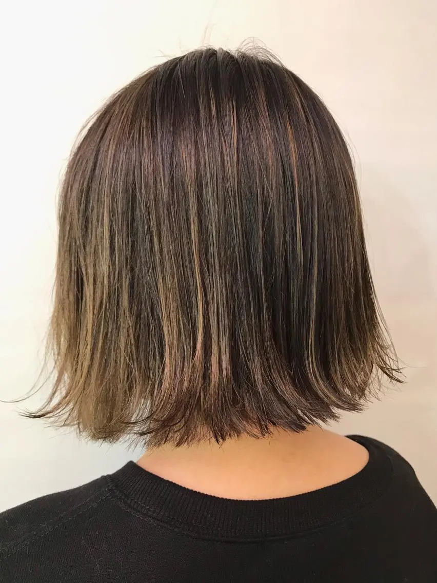カラー ヘアカラー やまだ まいのヘアスタイル