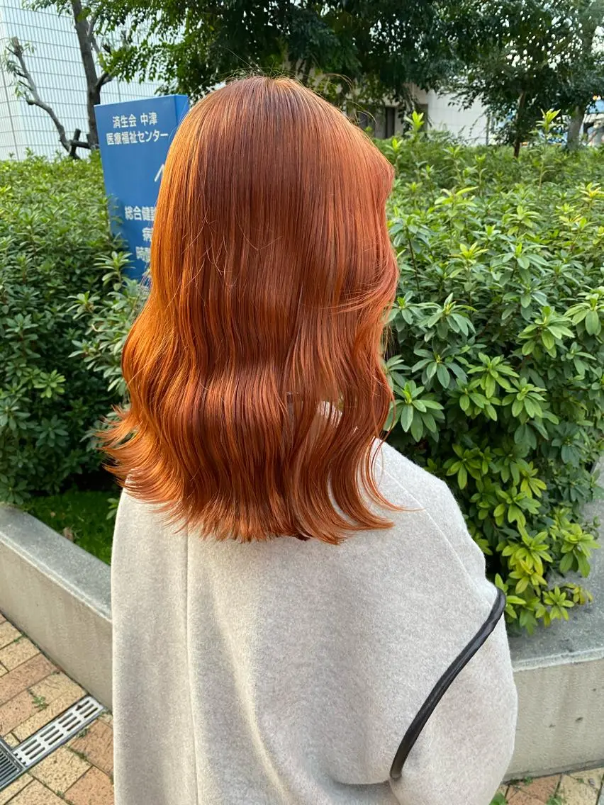 セミロング カラー 🧡色落ちまで2度 楽しめる🧡ヨシキのヘアスタイル
