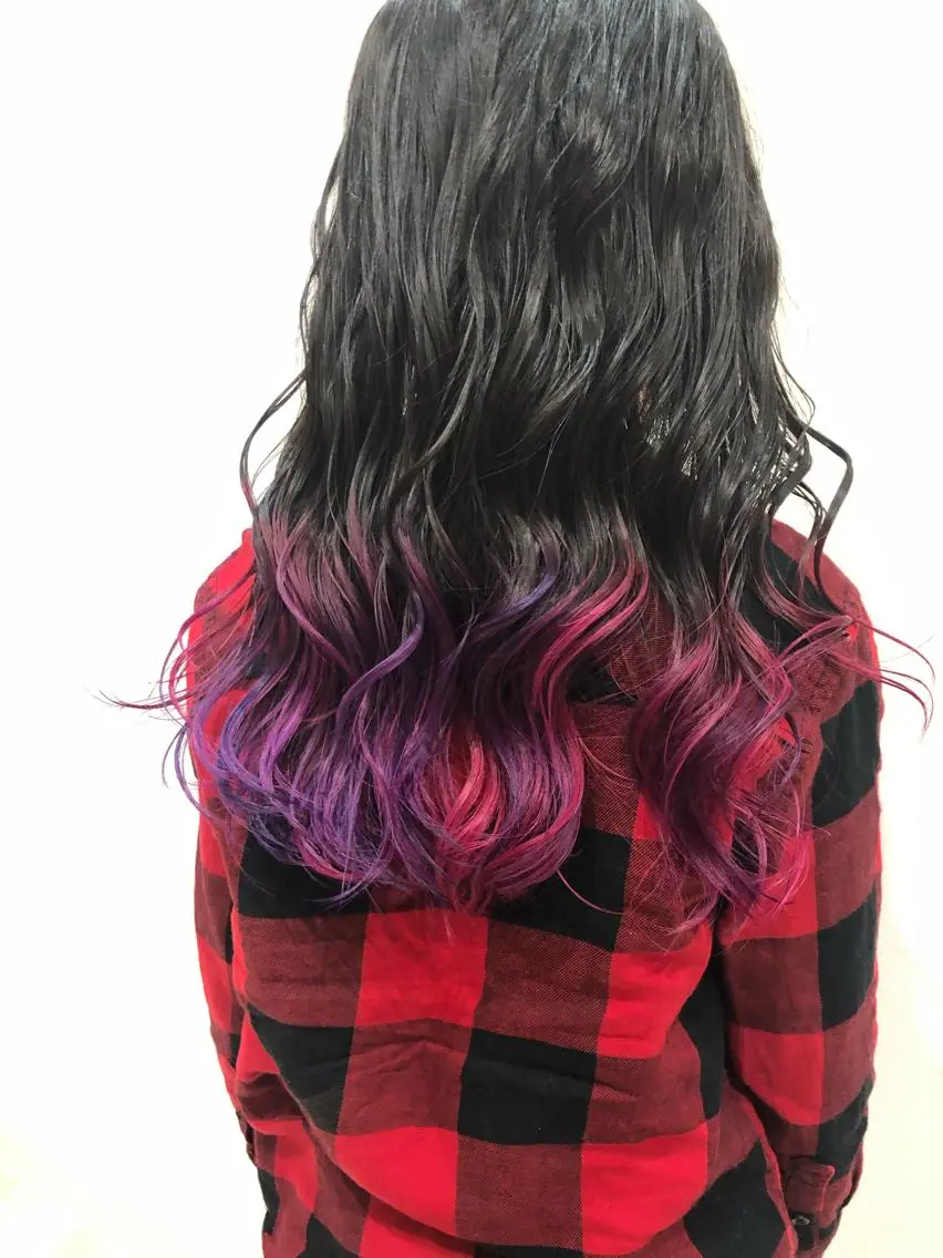 セミロング カラー 鍵谷 公宏のヘアスタイル