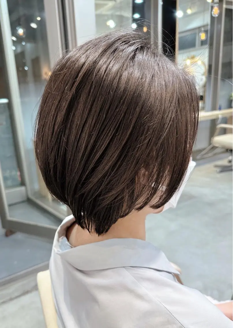 ショート ショートヘア 髪質改善/縮毛矯正 /恵比寿/横山将大のヘアスタイル