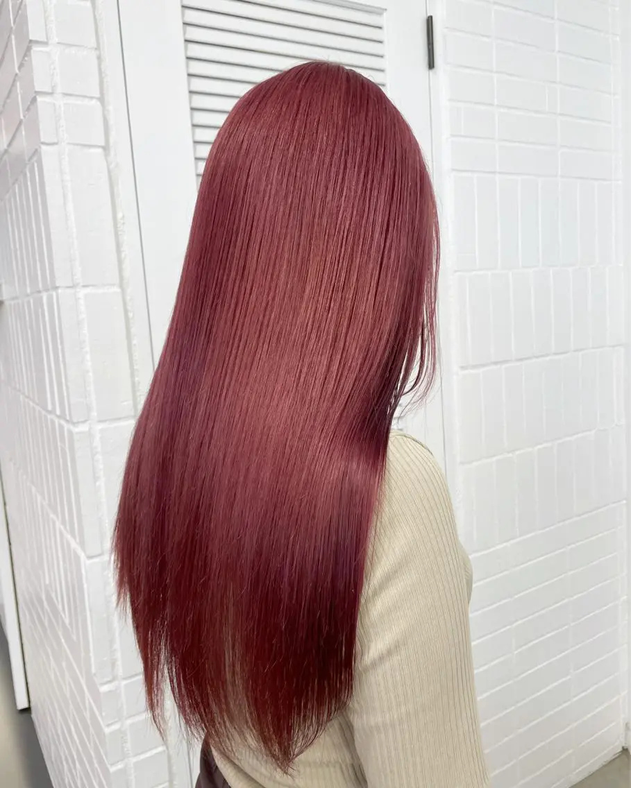ミディアム カラー ヘアアレンジ ラベンダーカラー ピンクカラー ピンクラベンダー トリートメント ボブ×柔らかいカラー 🌷misaki𓍼のヘアスタイル