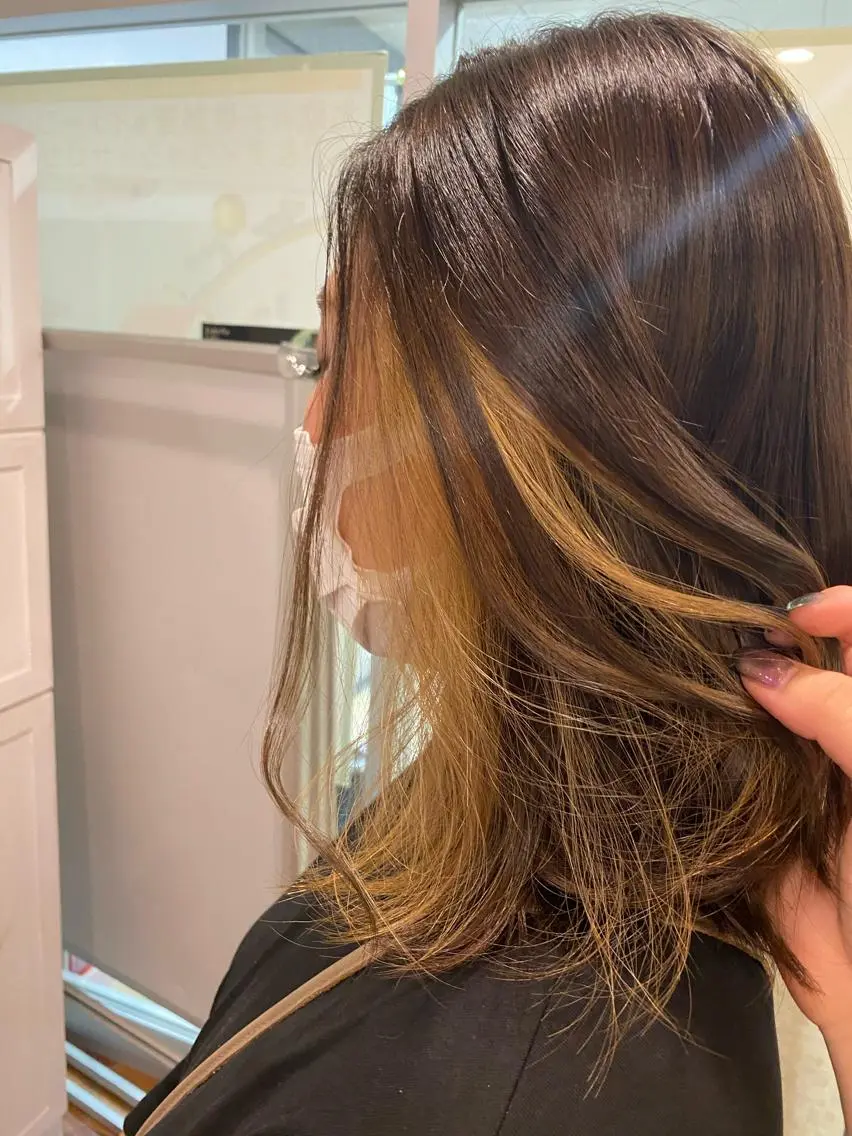 カラー ヘアアレンジ イヤリングカラー ひきたみさと 大阪福島/スパニストのエステ・リラクイメージ