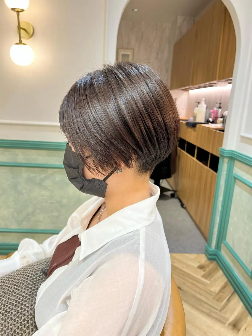ショート 似合わせショート🌿 ボブ🫧 乾辺真悠子のヘアスタイル