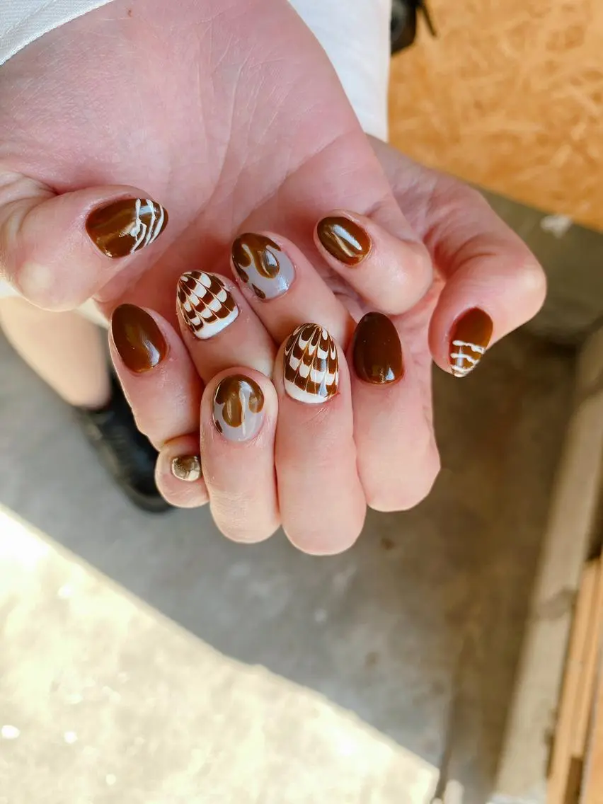 ネイル バレンタイン ハンドネイル nailsalon ∞ ﾐｶﾅﾙ ∞のネイルデザイン