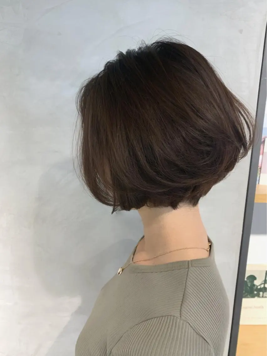 ショート ショートボブ ボブ 顔周りカット 似合わせカット ショートヘア 中野 篤史のヘアスタイル