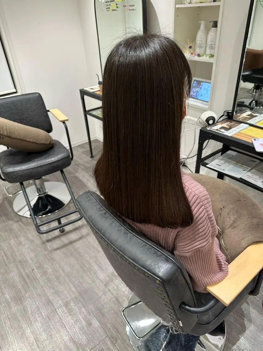 セミロング 髪質改善 トリートメント 艶髪レイヤー上田 紗也🇰🇷💗のヘアスタイル