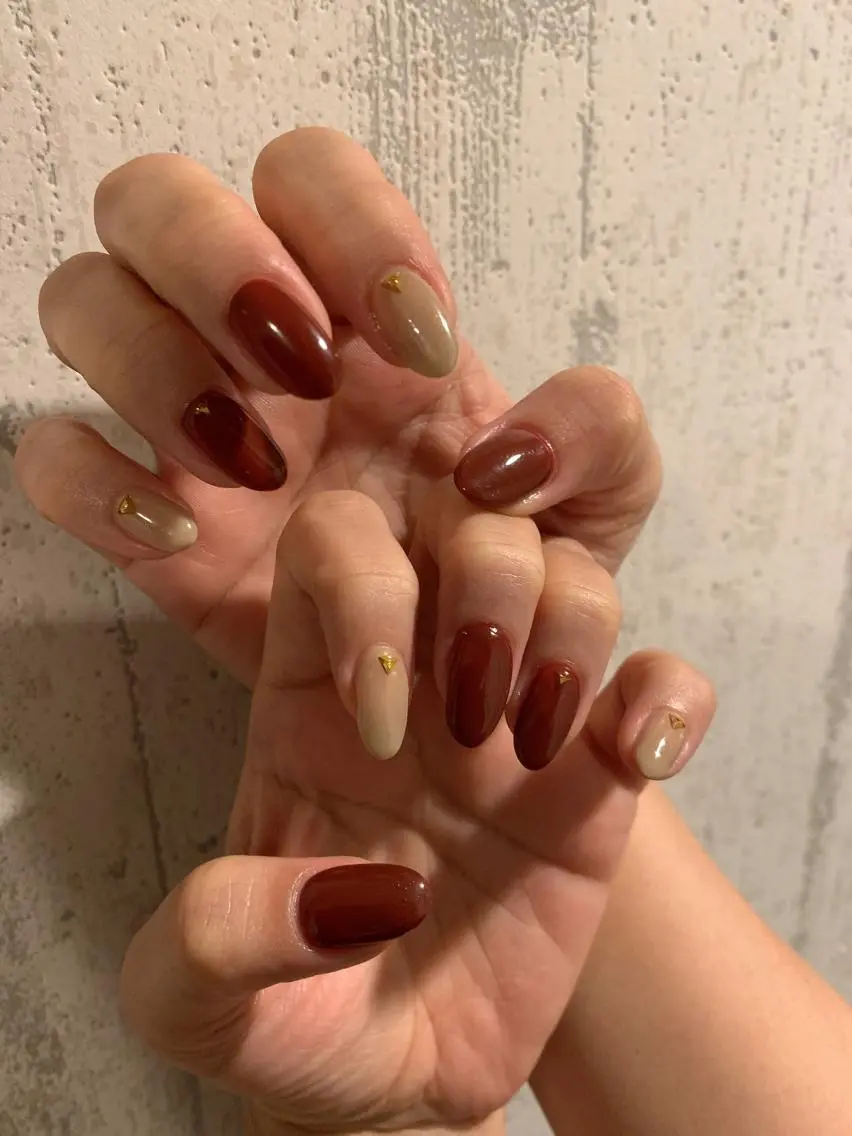 ネイル シンプルネイル ネイリスト EMIのネイルデザイン