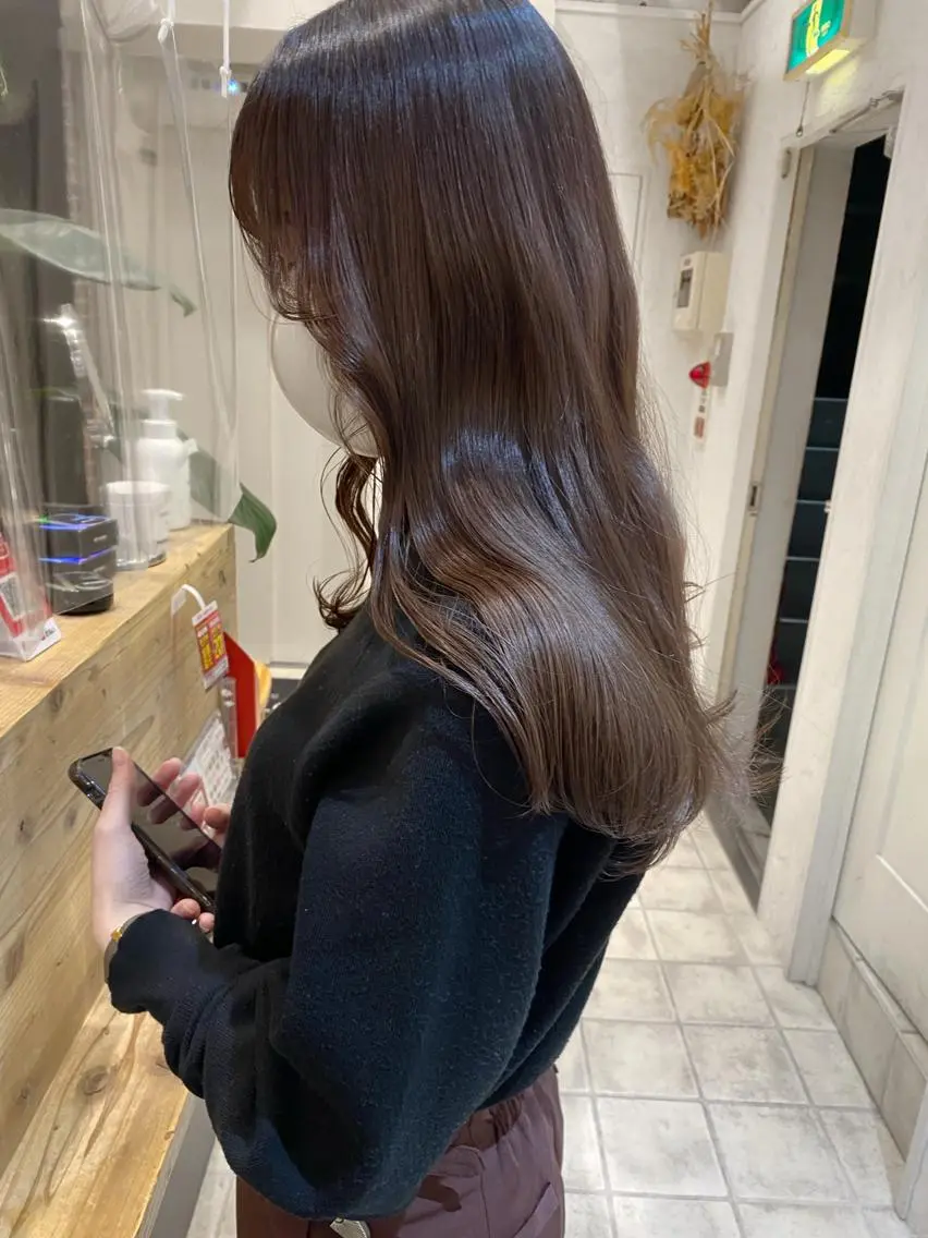 ロング カラー アディクシーカラー ベージュカラー 透明感カラー ラベンダーカラー ラベンダーベージュ 🌟アレンジが似合う カラー🌟Rumiのヘアスタイル