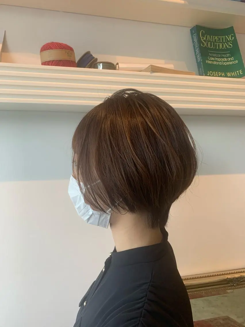 ショート アッシュ ショートヘア カット ヘアカラー トリートメント ヘッドスパ ヘアセット 大宮/山口 竣也のヘアスタイル